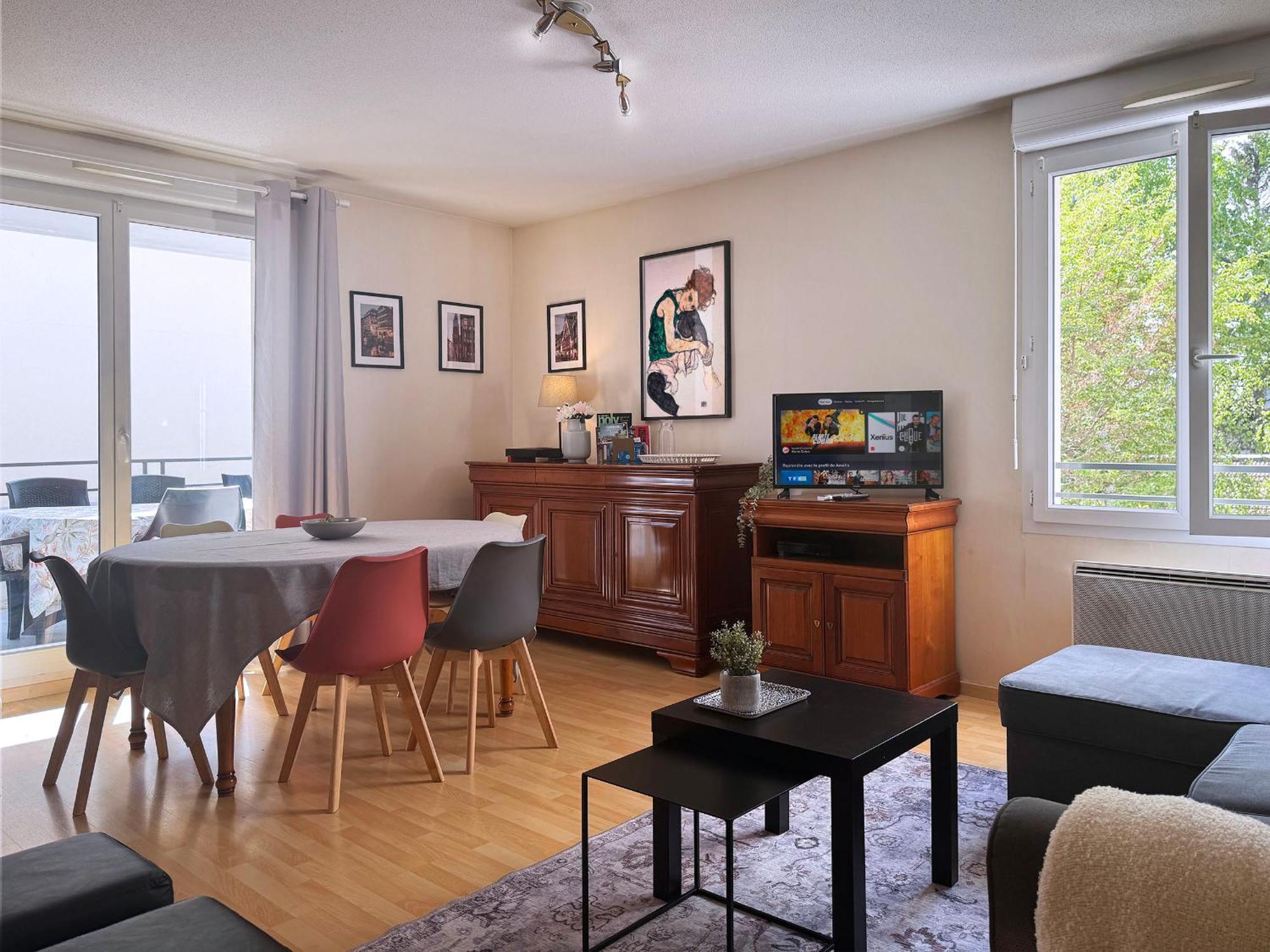 Апартаменты Joli 3P Avec Terrasse Et Garage Proche Centre Страсбург Экстерьер фото